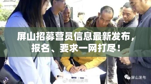 屏山招募营员信息最新发布，报名、要求一网打尽！