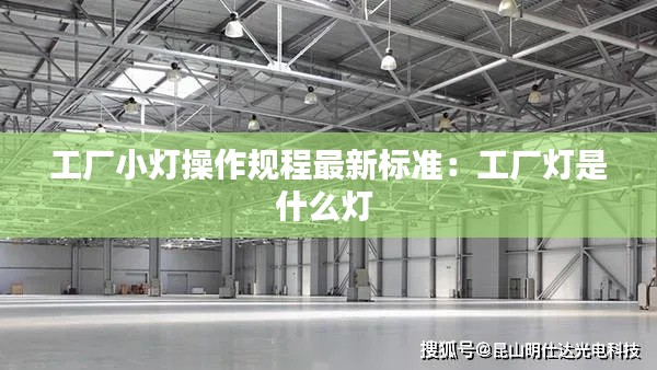 工厂小灯操作规程最新标准：工厂灯是什么灯 