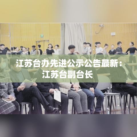 江苏台办先进公示公告最新：江苏台副台长 