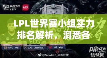 LPL世界赛小组实力排名解析，洞悉各队实力，预测晋级走势！