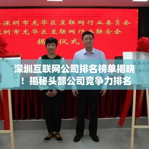 深圳互联网公司排名榜单揭晓！揭秘头部公司竞争力排名