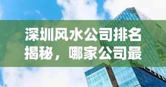 深圳风水公司排名揭秘，哪家公司最吉祥？