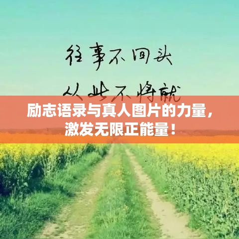 励志语录与真人图片的力量，激发无限正能量！