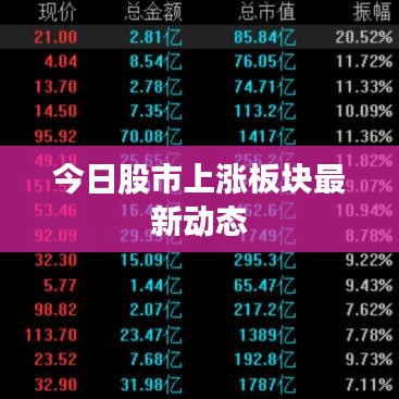 今日股市上涨板块最新动态