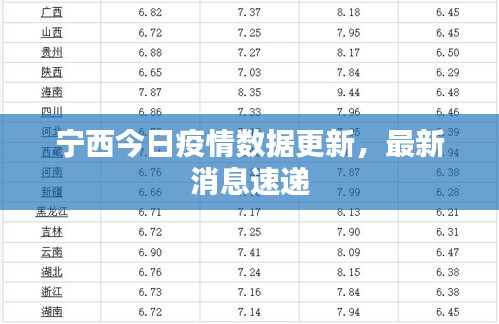 宁西今日疫情数据更新，最新消息速递