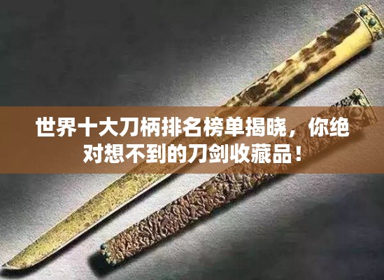 世界十大刀柄排名榜单揭晓，你绝对想不到的刀剑收藏品！