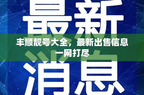 丰顺靓号大全，最新出售信息一网打尽