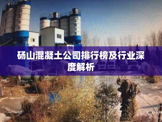 砀山混凝土公司排行榜及行业深度解析