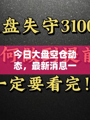 今日大盘空仓动态，最新消息一览