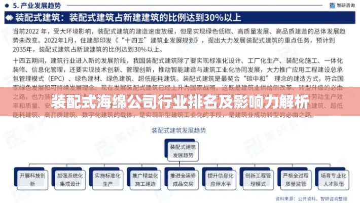 装配式海绵公司行业排名及影响力解析