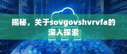 揭秘，关于sovgovshvrvfa的深入探索