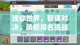 迷你世界，智谋对决，策略排名挑战智商极限的游戏