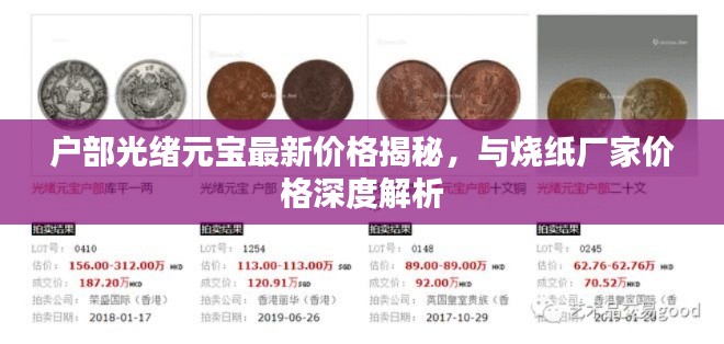 户部光绪元宝最新价格揭秘,与烧纸厂家价格深度解析