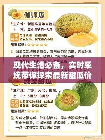 现代生活必备,实时系统带你探索最新甜瓜价格同步之旅