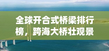 全球开合式桥梁排行榜,跨海大桥壮观景象一览