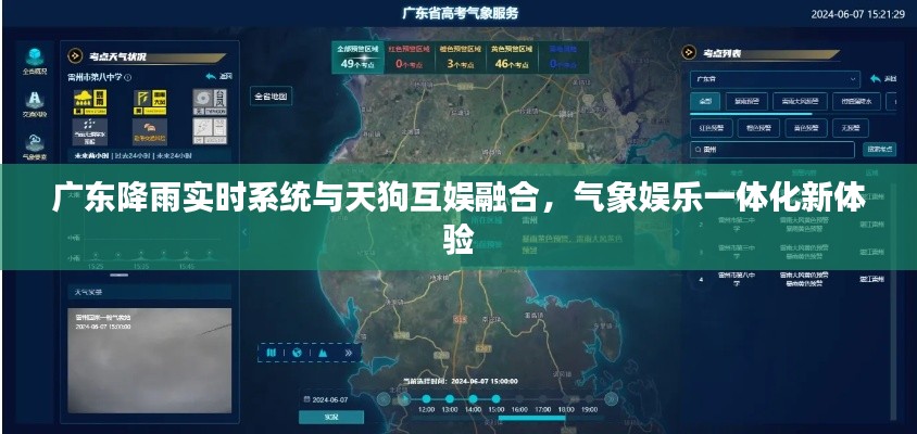 广东降雨实时系统与天狗互娱融合,气象娱乐一体化新体验