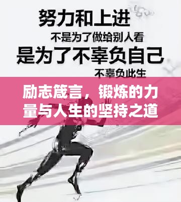 励志箴言,锻炼的力量与人生的坚持之道
