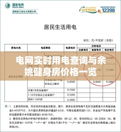 电网实时用电查询与余姚健身房价格一览