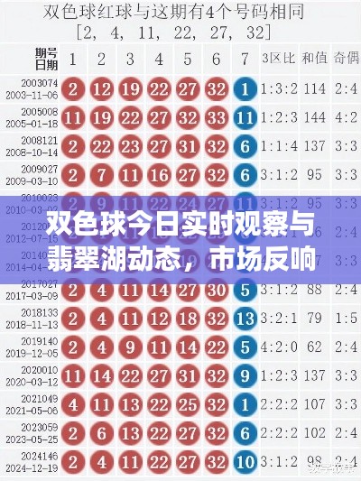 双色球今日实时观察与翡翠湖动态，市场反响热烈，未来展望引人瞩目
