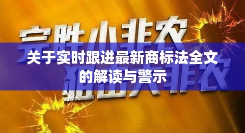 关于实时跟进最新商标法全文的解读与警示