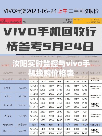 汝阳实时监控与vivo手机换购价格表
