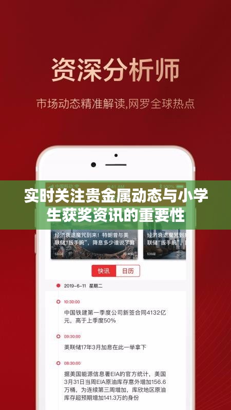 实时关注贵金属动态与小学生获奖资讯的重要性