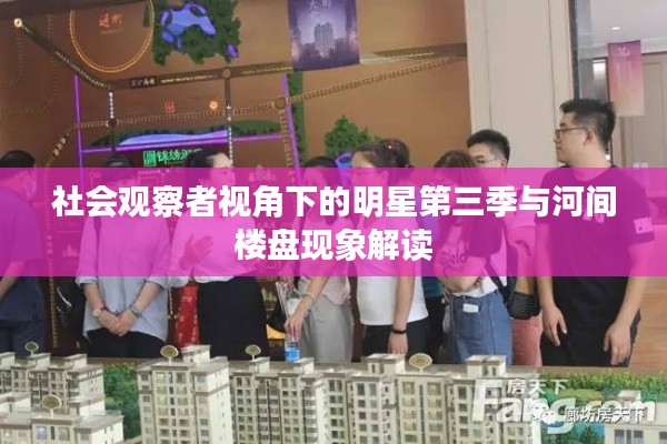 社会观察者视角下的明星第三季与河间楼盘现象解读