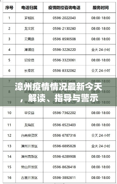 漳州疫情情况最新今天,解读、指导与警示