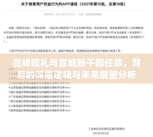 品牌赠礼与宣城新干部任命,背后的深层逻辑与未来展望分析