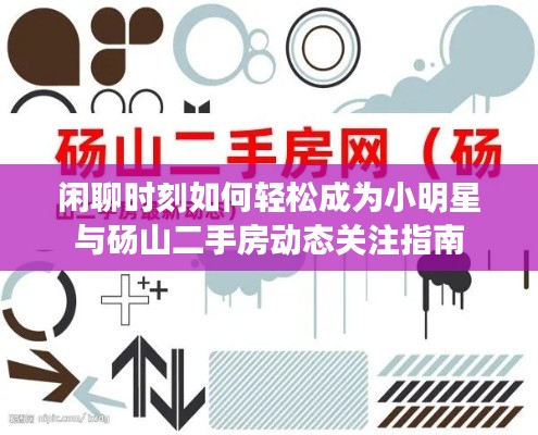 闲聊时刻如何轻松成为小明星与砀山二手房动态关注指南