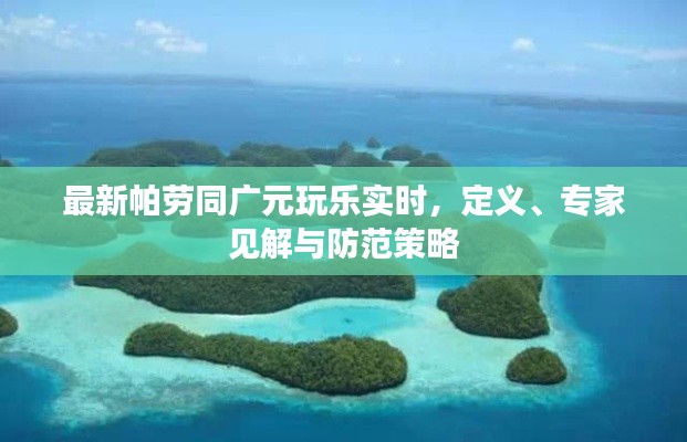 最新帕劳同广元玩乐实时，定义、专家见解与防范策略