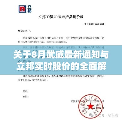 关于8月武威最新通知与立邦实时股价的全面解读与警示