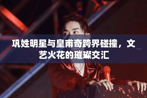 巩姓明星与皇甫奇跨界碰撞，文艺火花的璀璨交汇
