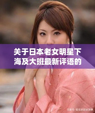 关于日本老女明星下海及大班最新评语的深度解读与警示