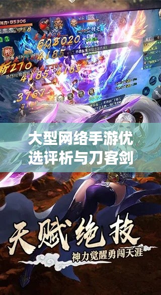 大型网络手游优选评析与刀客剑心激活码深度探讨