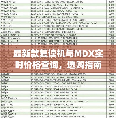 最新款复读机与MDX实时价格查询,选购指南全解析