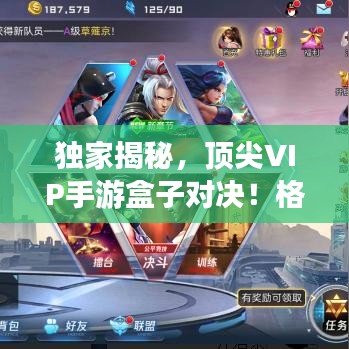 独家揭秘,顶尖VIP手游盒子对决!格斗之魂激活码独家解密!