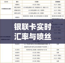 银联卡实时汇率与喷丝板技术革新，跨境交易与纺织业的双重进步