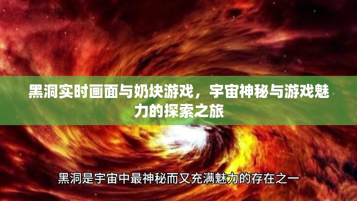 黑洞实时画面与奶块游戏,宇宙神秘与游戏魅力的探索之旅