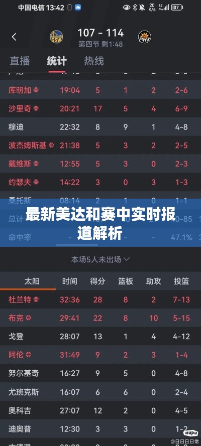 最新美达和赛中实时报道解析