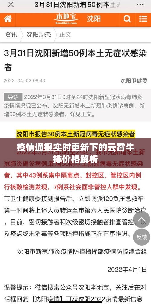 疫情通报实时更新下的云霄牛排价格解析
