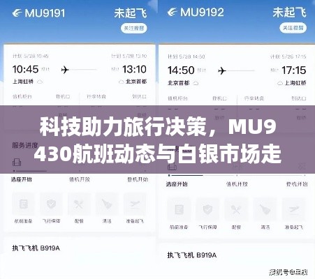 科技助力旅行决策,MU9430航班动态与白银市场走势尽在掌握之中