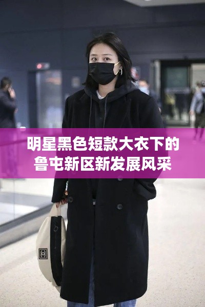 明星黑色短款大衣下的鲁屯新区新发展风采