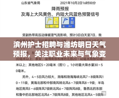 滨州护士招聘与潍坊明日天气预报，关注职业未来与气象变化